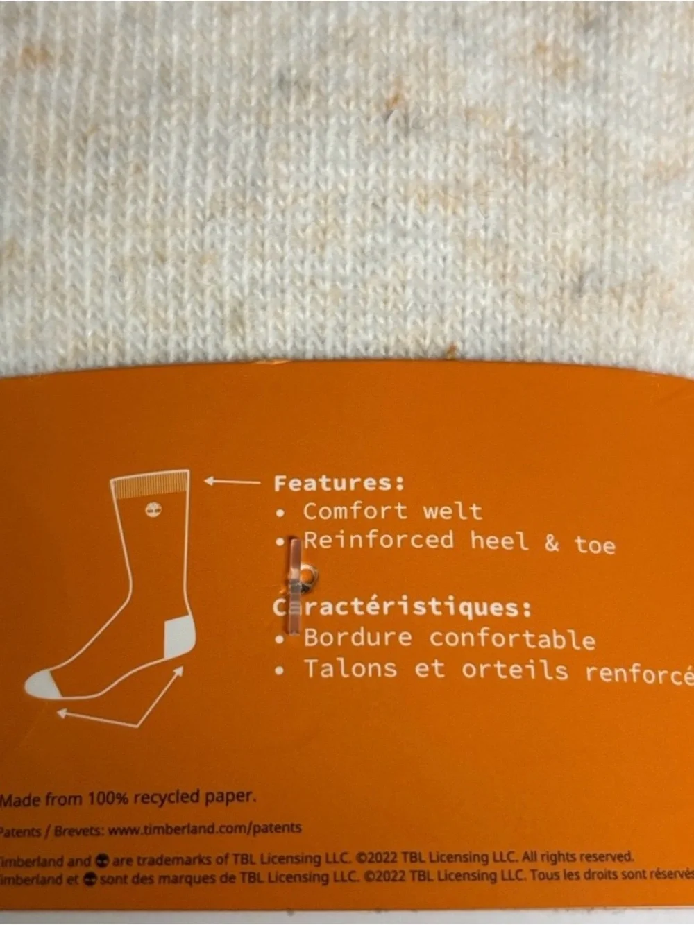 New Timberland Socks Women’s 2 Pair Wool Blend Boot Socks Casual Activewear